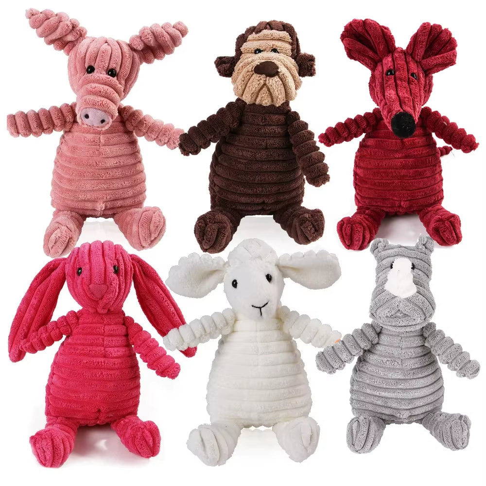 Animal dog toys assorted strong